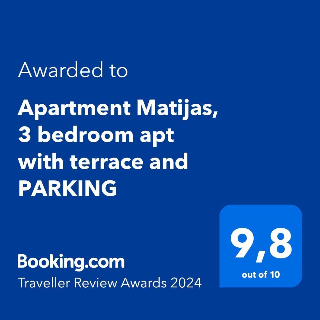 Apartment Matijas, 3 Bedroom Apt With Terrace And Parking 스플리트 외부 사진